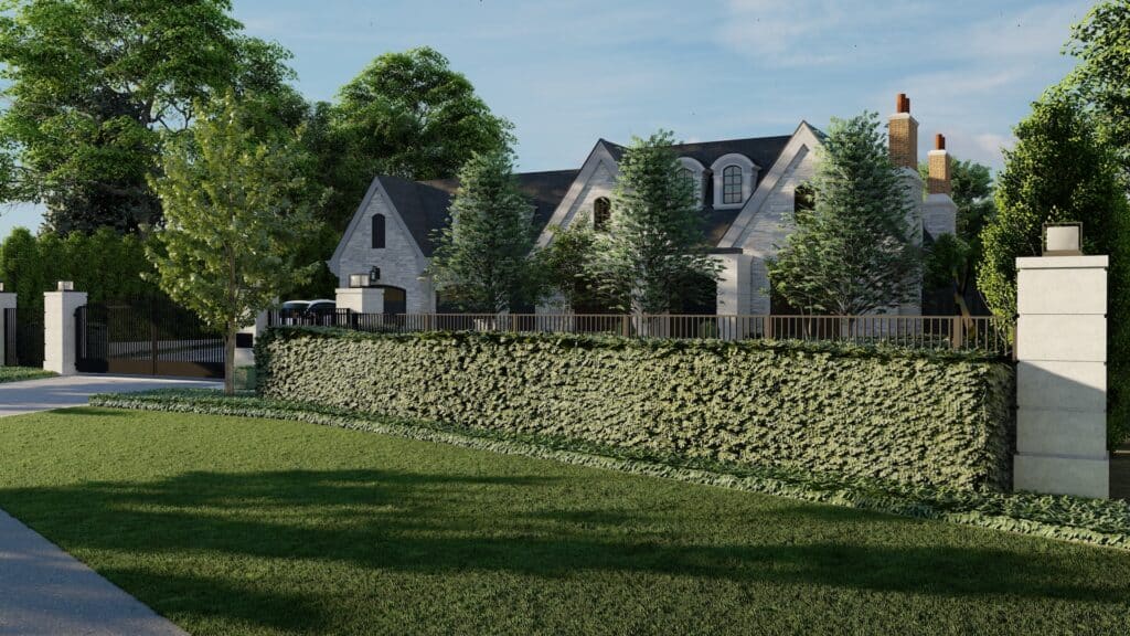 Coivic - 20 Glenview landscaping Plan - luxury landscape design