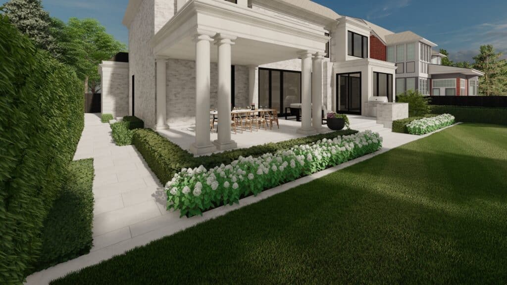 Coivic - 16 Doncliffe Planting Plan Front - luxury landscaping
